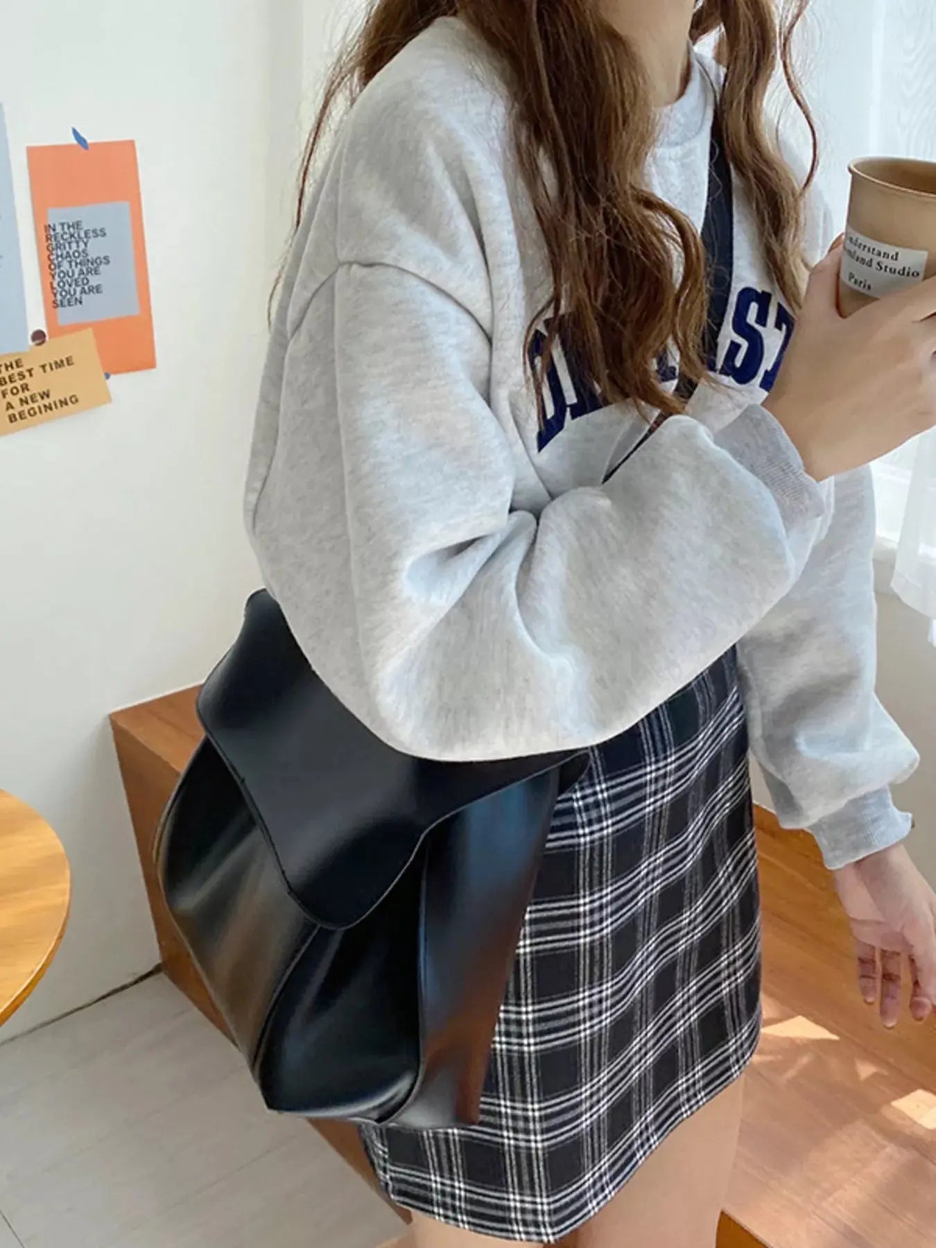 Flap Closure Crossbody Bag Simply Love