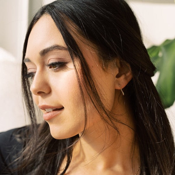 Mini Safety Pin Hoops Coco’s Tee Boutique