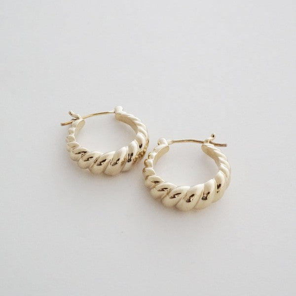 Croissant Hoops Coco’s Tee Boutique