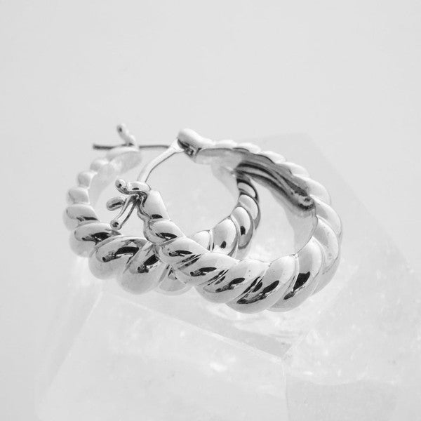 Croissant Hoops Coco’s Tee Boutique