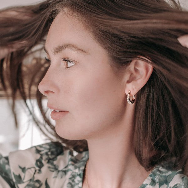 Croissant Hoops Coco’s Tee Boutique