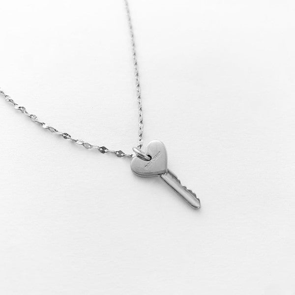 Amour Key to my Heart Necklace Coco’s Tee Boutique