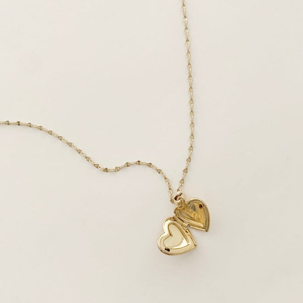 Golden Heart Locket Coco’s Tee Boutique