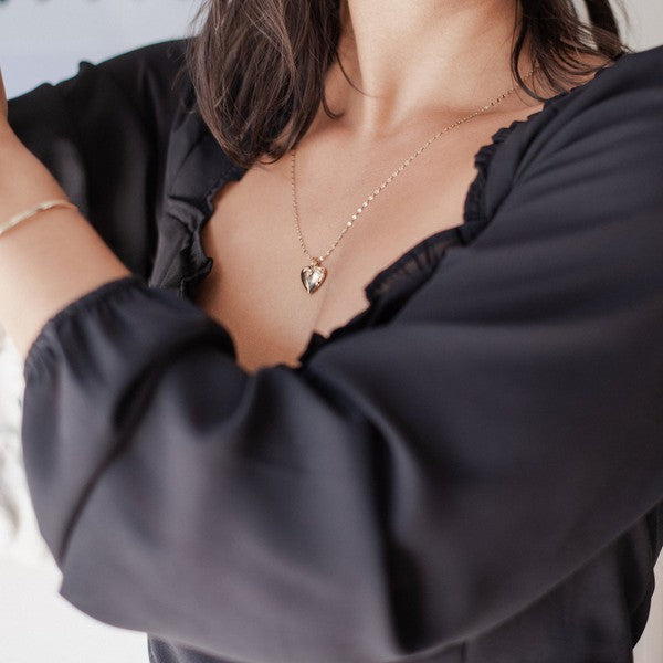 Golden Heart Locket Coco’s Tee Boutique