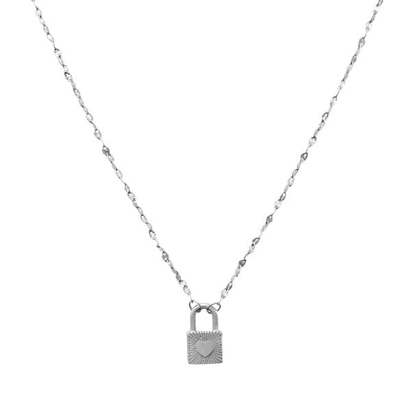 Love Locked Padlock Necklace Coco’s Tee Boutique