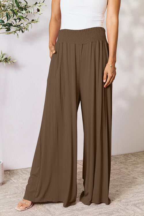 Double Take: Smocked Wide Leg Pants