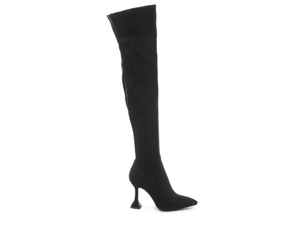 Brandy Faux Suede Over-the-Knee Boots