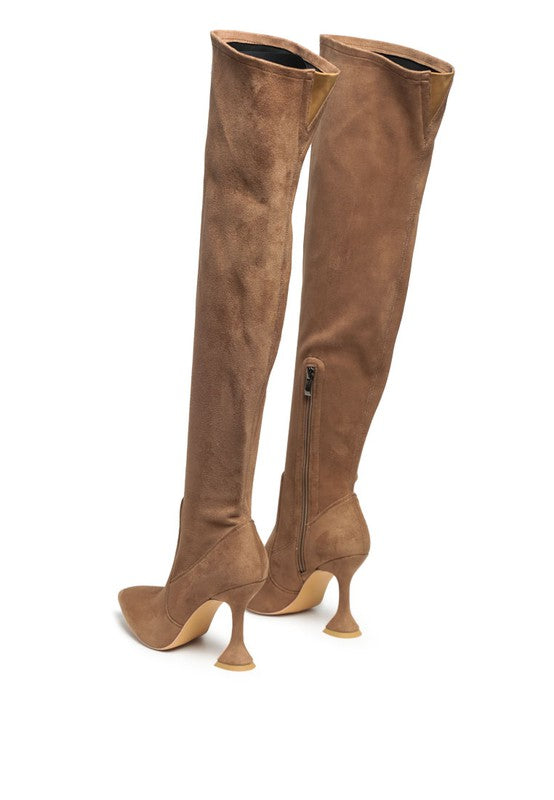 Brandy Faux Suede Over-the-Knee Boots