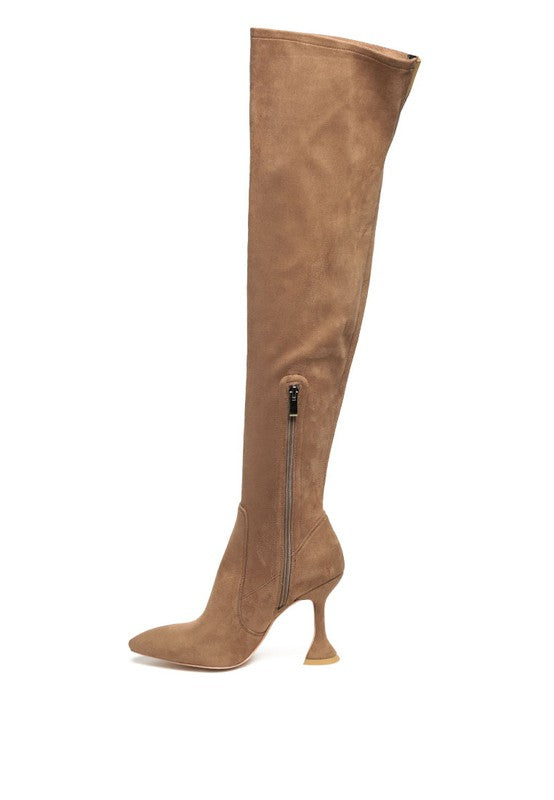 Brandy Faux Suede Over-the-Knee Boots