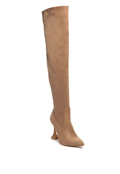 Brandy Faux Suede Over-the-Knee Boots