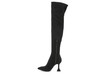 Brandy Faux Suede Over-the-Knee Boots