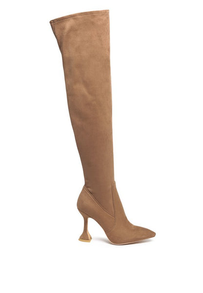 Brandy Faux Suede Over-the-Knee Boots