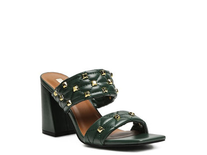 Fischer faux leather block heel sandals