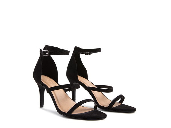 KAZAKI MID HEEL ANKLE STRAP SANDAL Coco’s Tee Boutique