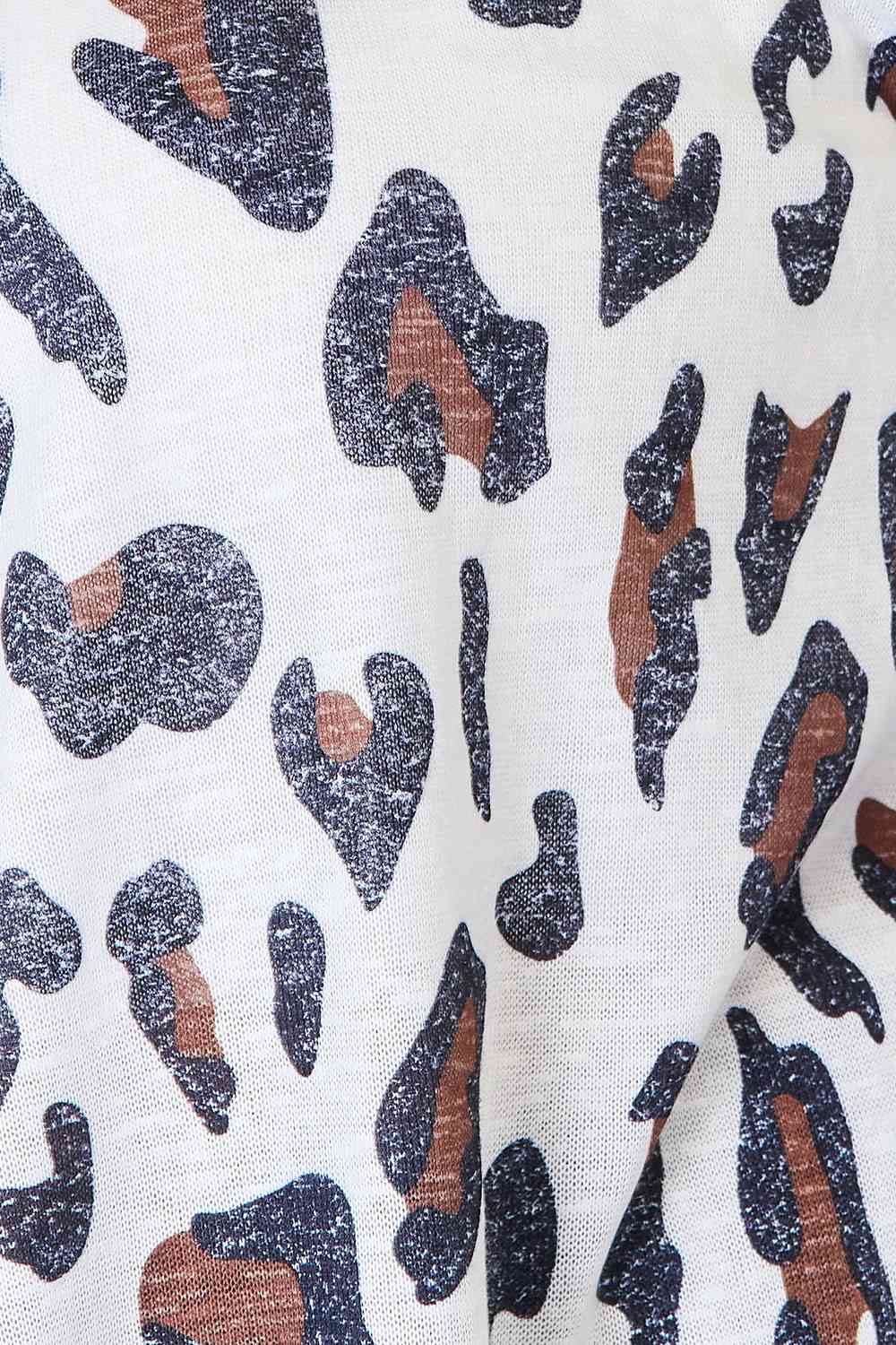 Double Take Leopard Cardigan