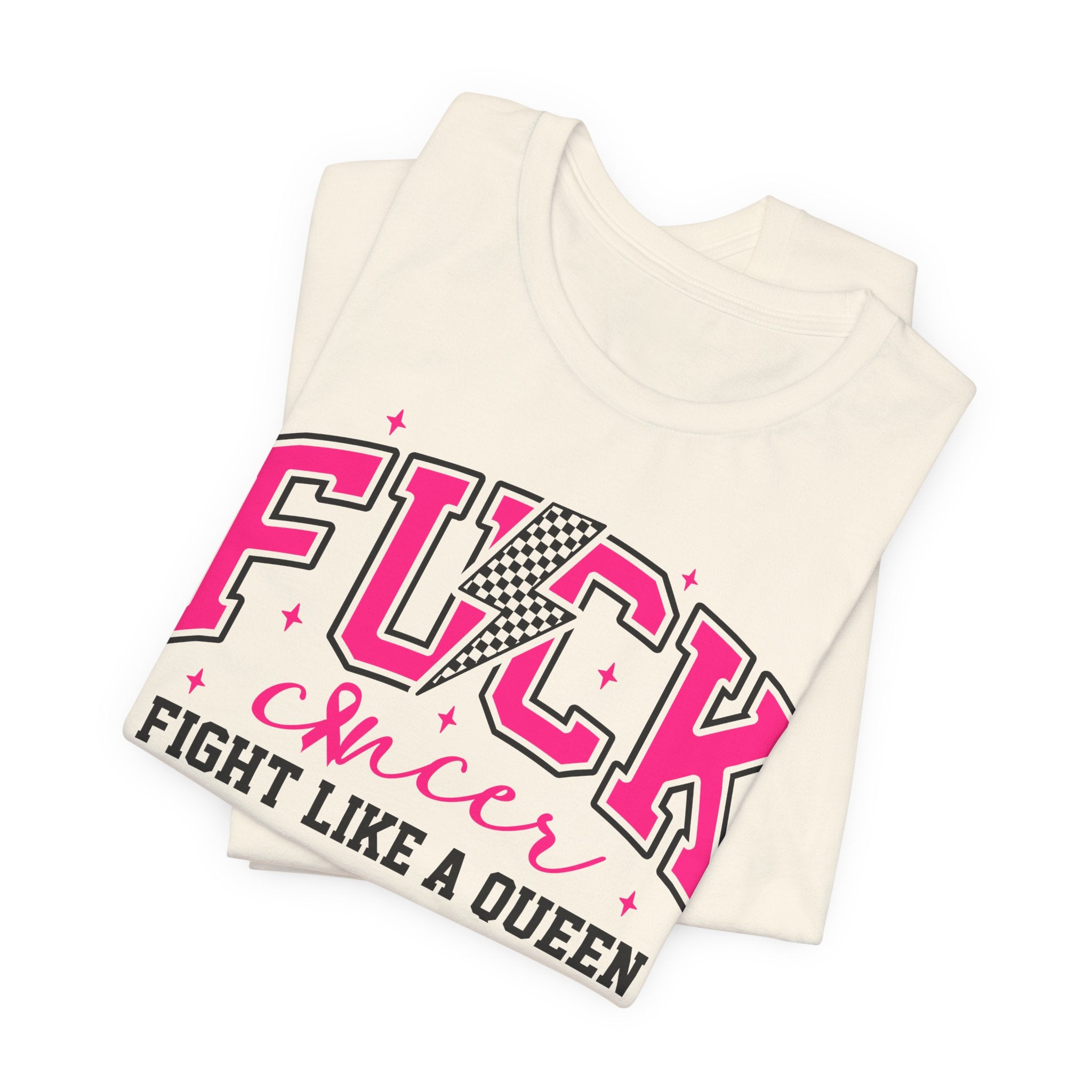 Empowering Cancer Awareness Tee Fight Like A Queen Shirt Inspirational Unisex T Shirt Bold Statement Top For Fighters Coco’s Tee Boutique