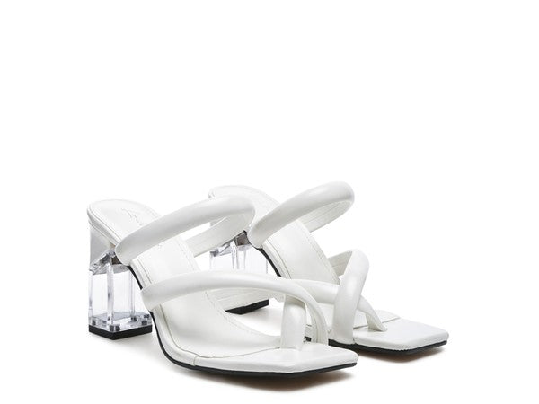ERISED Clear Heel Toe Ring Slides Coco’s Tee Boutique