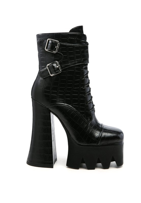 Chunky Platform Combat Boot