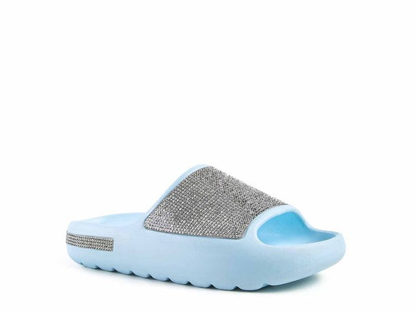 DUMBA diamante summer sliders