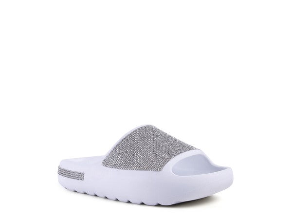 DUMBA diamante summer sliders