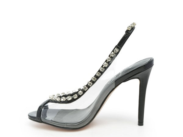 Camarine jeweled stiletto heels