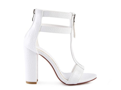 Felicity high heel croc sandals