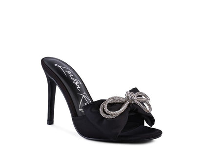 Brag In Satin High Heel Sandals