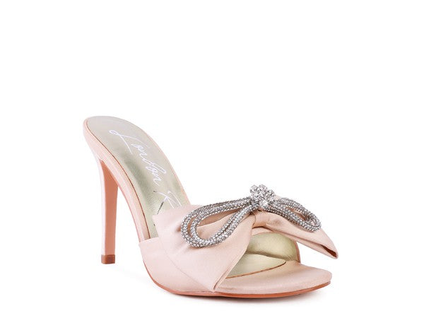 Brag In Satin High Heel Sandals