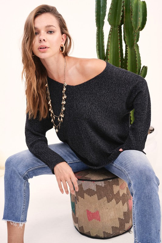 Cozy high-low sweater - soft & stylish