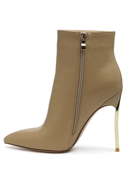 Chic pointed toe stiletto ankle boot