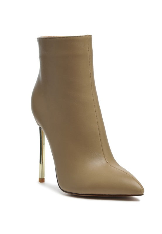 Chic pointed toe stiletto ankle boot