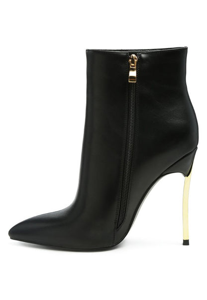 Chic pointed toe stiletto bootie