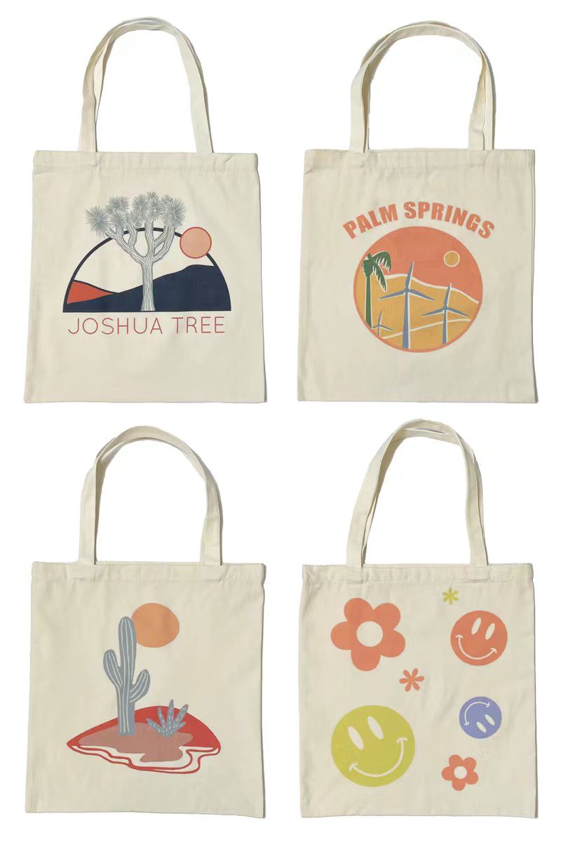 Graphic Canvas Tote Bags Miss Sparkling