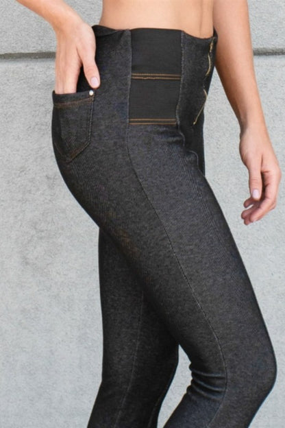 Fleece lined jeggings for women