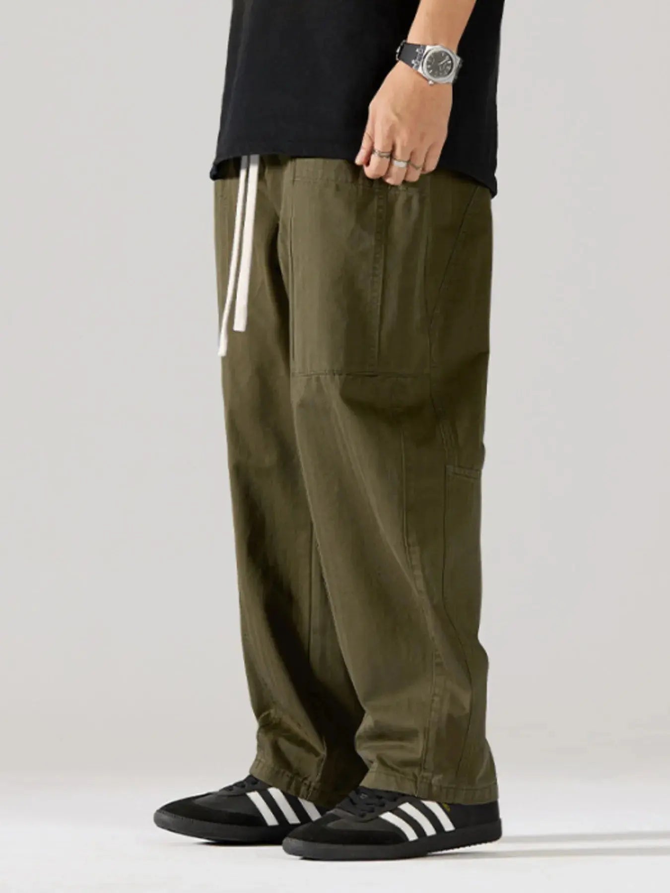 Men's Full Size Relaxed Fit Casual Pants Plus Size Simply Love