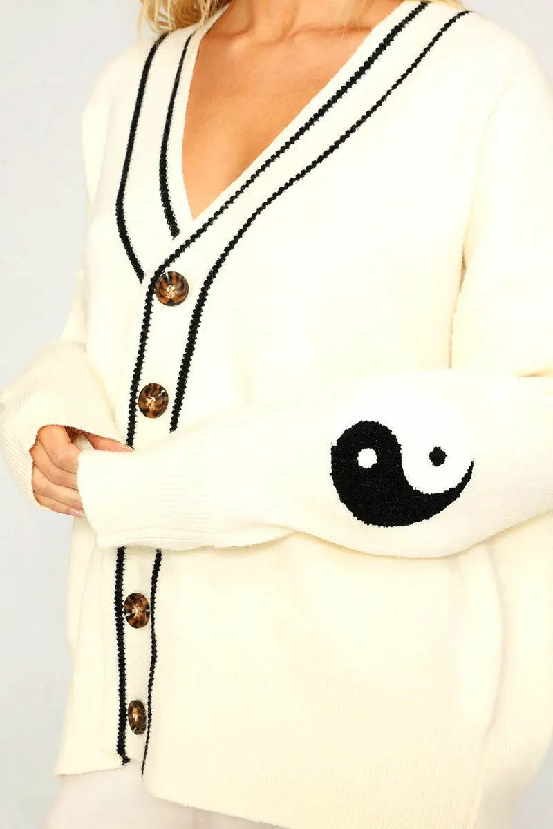 Varsity Novelty Cardigan Miss Sparkling