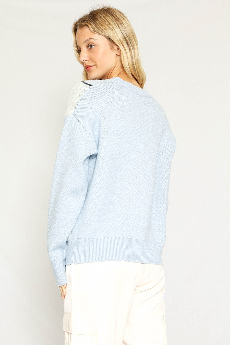 Swan Knit Sweater Miss Sparkling