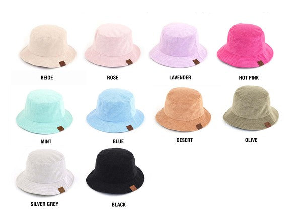CC Terry Cloth Bucket Hat Coco’s Tee Boutique