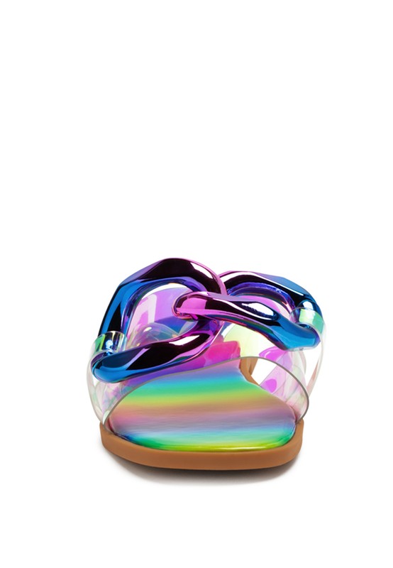 CAROONS CLEAR SLIDE FLATS Coco’s Tee Boutique