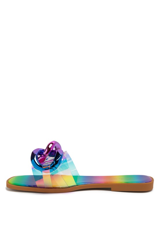 CAROONS CLEAR SLIDE FLATS Coco’s Tee Boutique