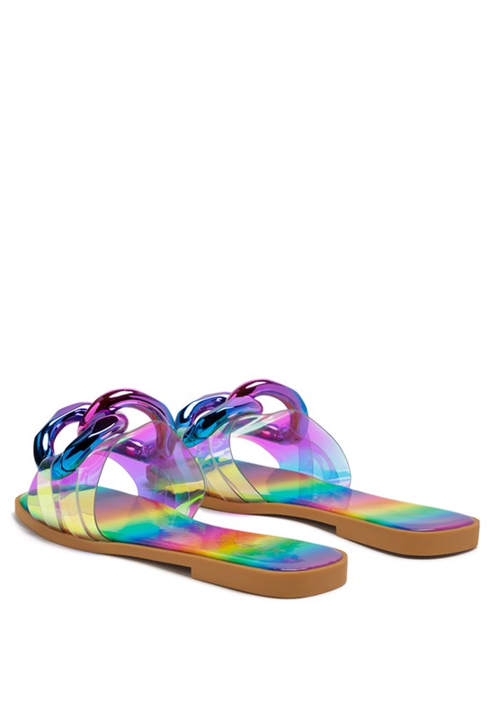 CAROONS CLEAR SLIDE FLATS Coco’s Tee Boutique