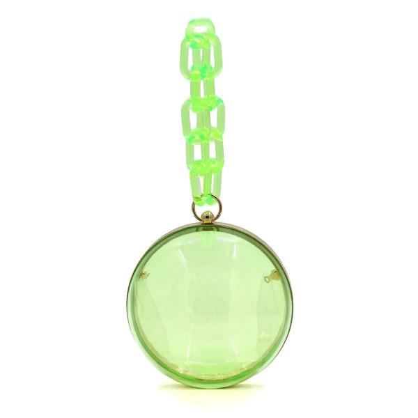 Acrylic Chain Handle See Thru Ball Crossbody Bag Coco’s Tee Boutique