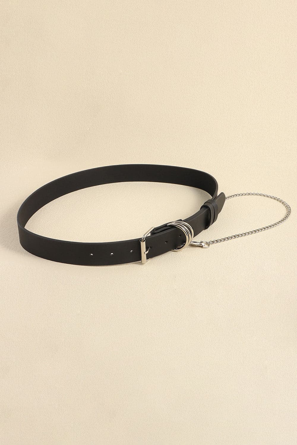 PU Leather Alloy Chain Belt.