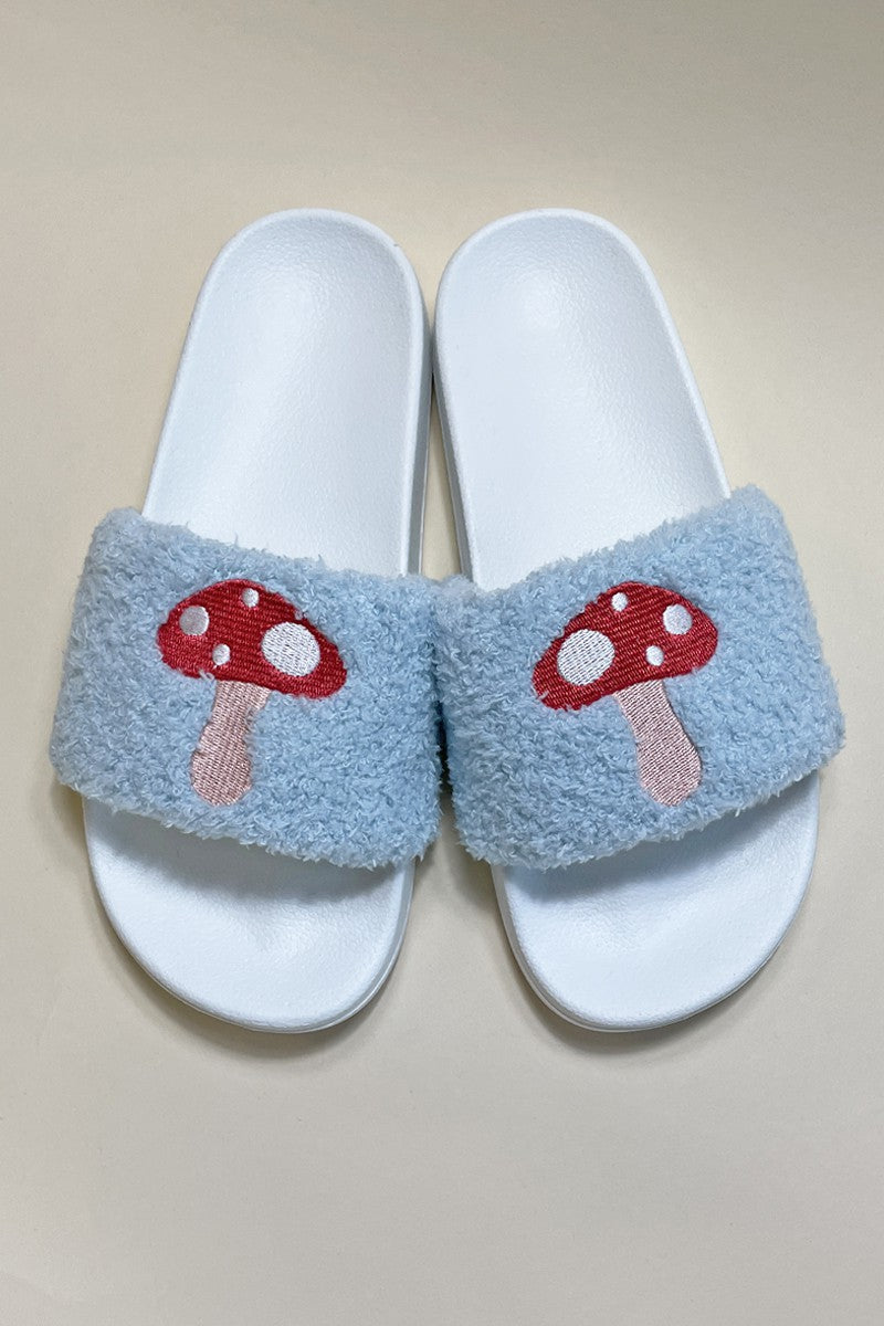 Novelty Sherpa Slides Miss Sparkling