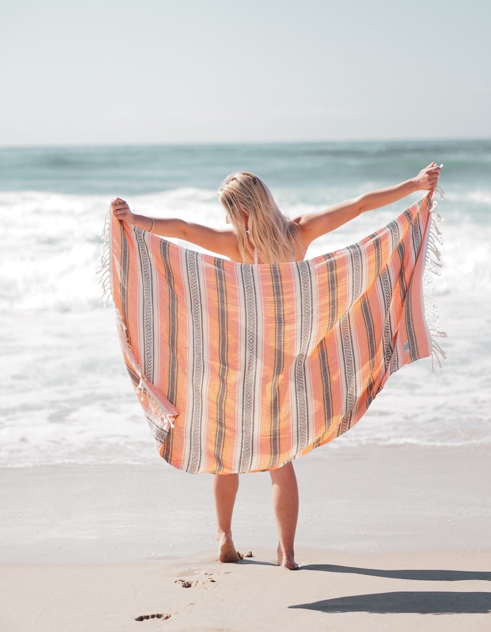 Mexican Turkish Cotton Throw Blanket for Home and Outdoor Use - Love Salve 