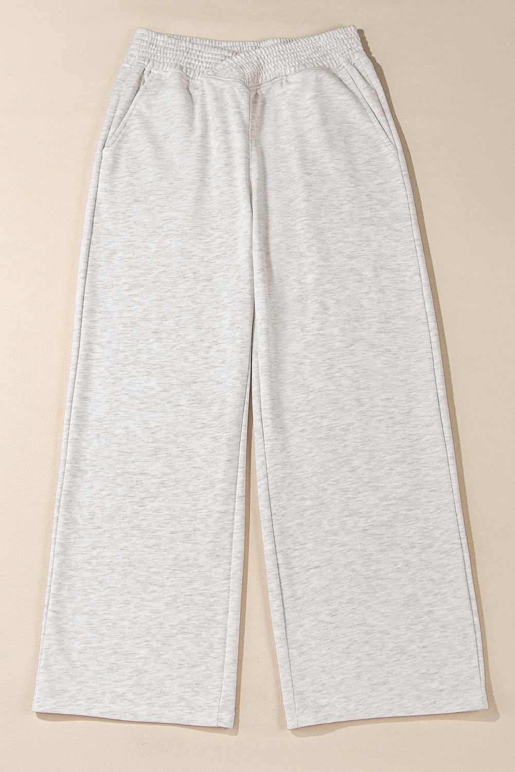 Light grey wide leg lounge pants