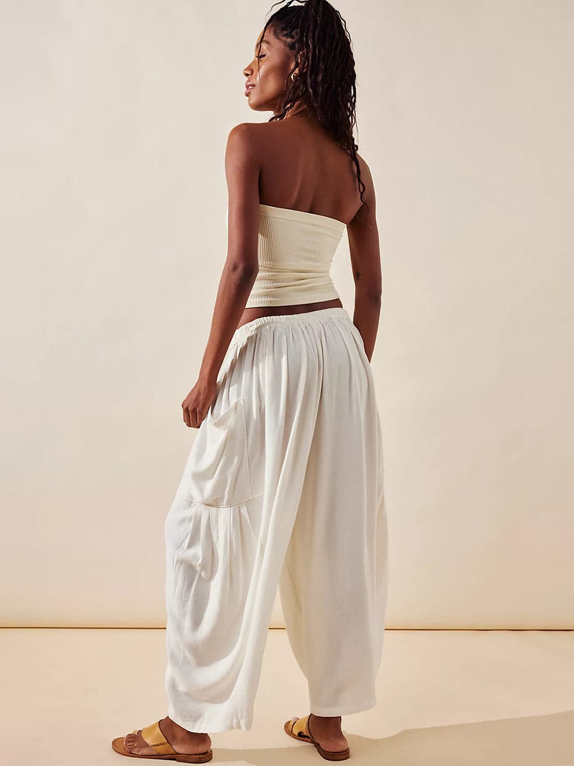 Full Size Wide Leg Pants with Pockets.