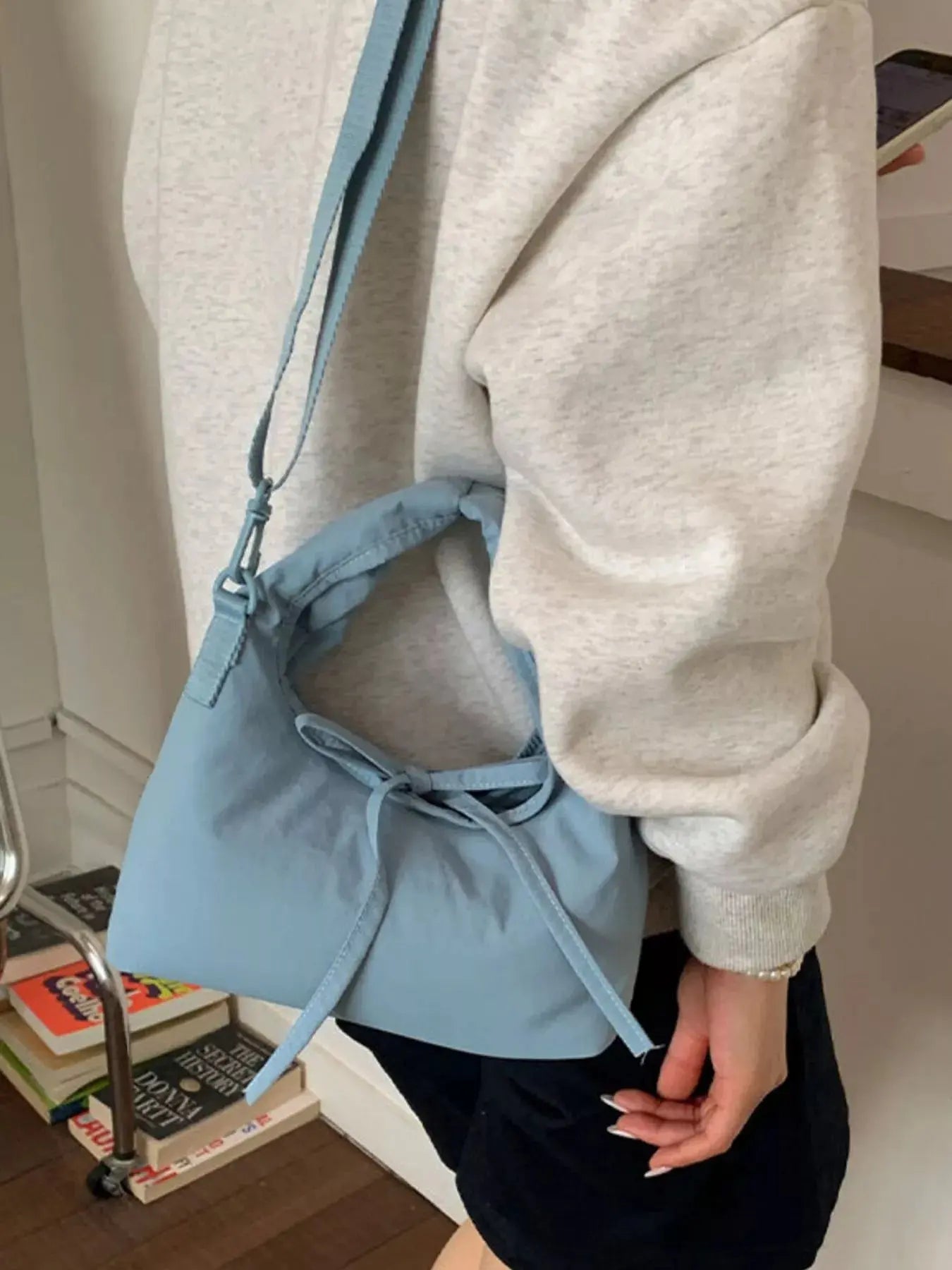 Casual Lightweight Solid Color Crossbody Bag Simply Love
