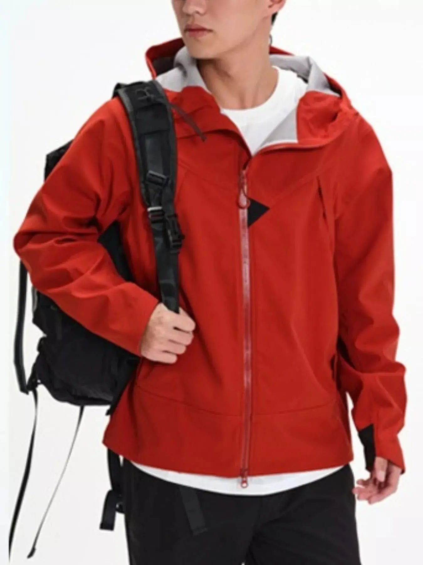 Men's Full Size Zip Up Long Sleeve Hooded Jacket Plus Size Simply Love