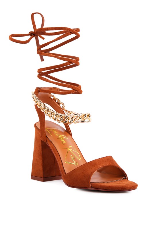 Strut & Slay Block Heel Sandals Coco’s Tee Boutique